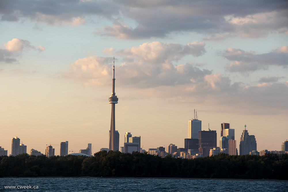 CN Tower - Toronto Island View